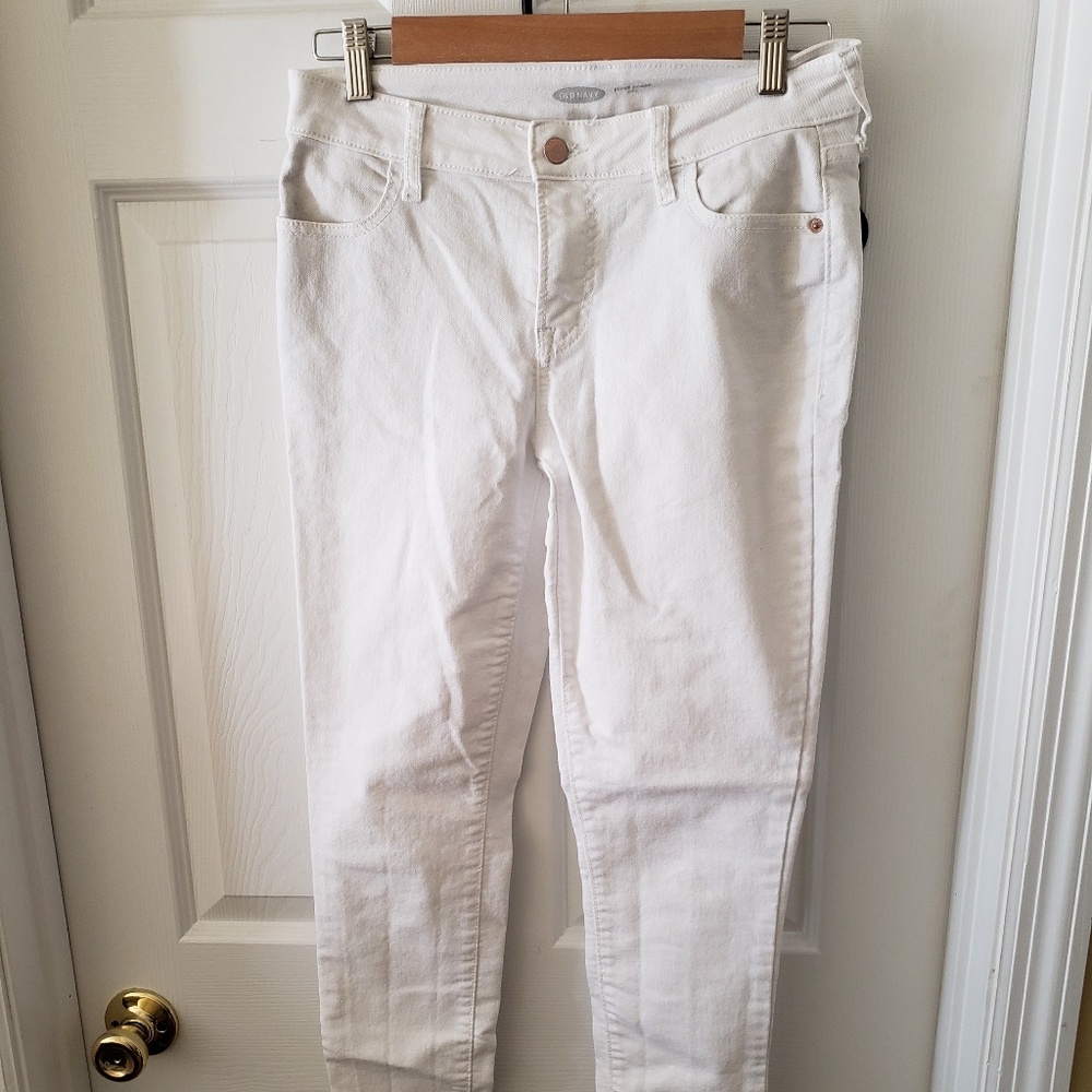 White skinny rockstar jeans